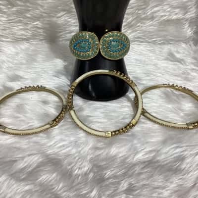  Womens Bangle Blue / Other / White 