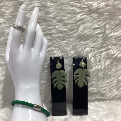  Women's Bracelet, Earrings & Ring 