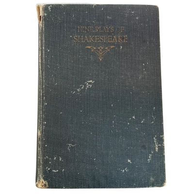 Nine Plays Of Shakespeare Vintage Hardback Edited By George Gordon