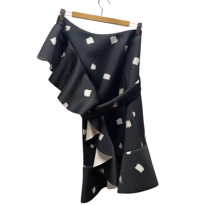 ASOS Womens  Size 10 Black and White Strapless Dress