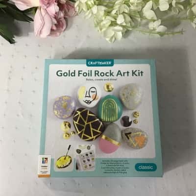 Craftmaker Gold Foil Rock Art Kit (new)
