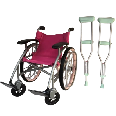 Battat Our Generation Wheelchair for 18inch Dolls And Crutches
