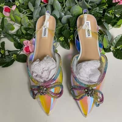 Steve Madden Size 9 iridescent pretty shoes New