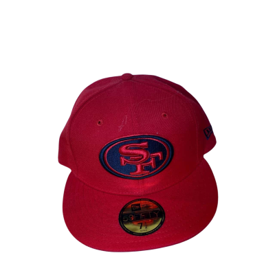 New Era Sam Francisco 49ers Mens Hat Size 7.5 Red 