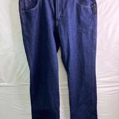 R.M. Williams Mens Size 38 Relaxed Fit Jeans Blue 