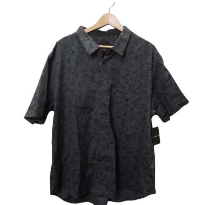 Tarocash Mens Size 5XL Short Sleeve Shirt Grey 
