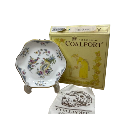 Coalport Paradise Hexagonal Trinket Tray in Original Box