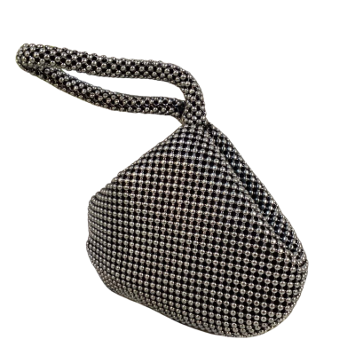 Womens Mesh Purse Silver 