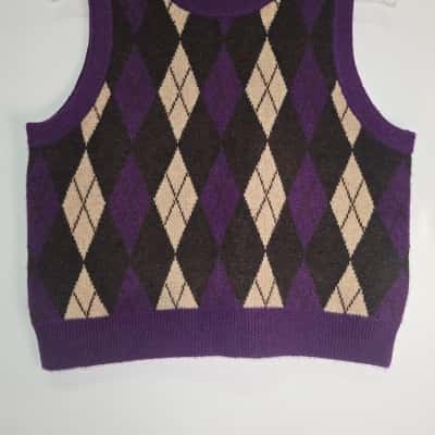 Levi's Womens  Size L Brown / Cream / Multicoloured / Purple  Vest