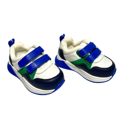 Country Road Toddlers Blue & Green Velcro Sneakers Size 22