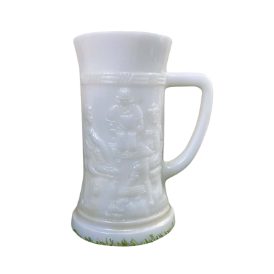 Vintage Federal Milk Glass Beer Mug