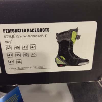 Xtreme Rennen perforated Race Boots (XR-1)