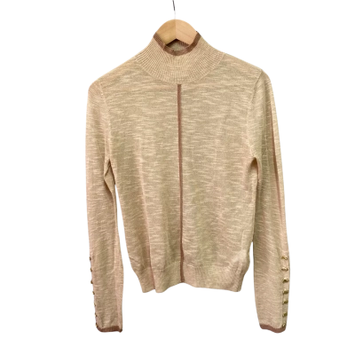 AJE Womens  Size S Long Sleeve Top Brown 