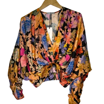 Sheike Womens  Size 10 Long Sleeve Top Floral / Multicoloured 