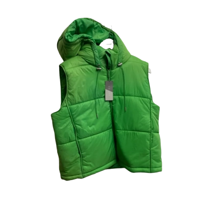 Katies Womens  Size 16 Sleevless Puffer Jacket Green 