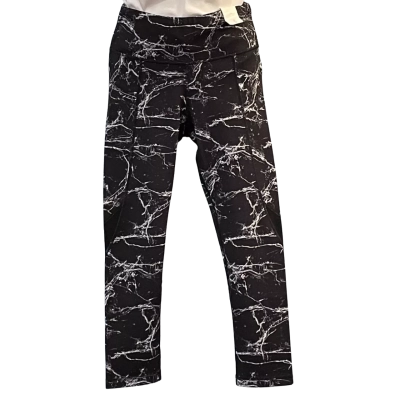 Forever New Womens Size S Leggings Black/Pattern/White