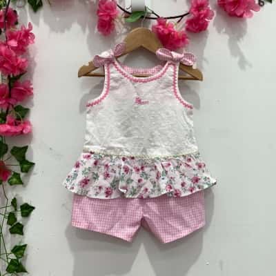 Guess Kids  Size 18M Checked / Floral / Multicoloured / Pattern / Pink  
