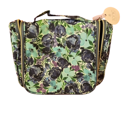  Womens Brand New Tonic Essential Hanging Cosmetic/ Travel Bag (pattern Flourish Blues) RRP: $59.99