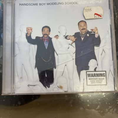 Handsome boy modeling school white people