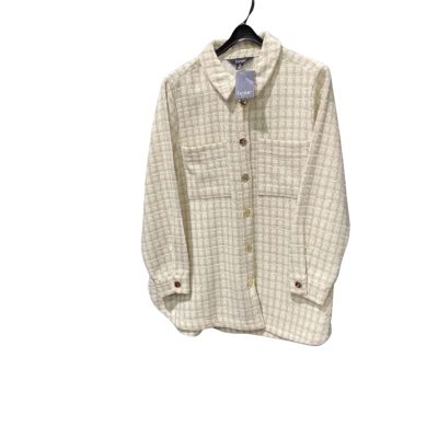beme Womens  Size 16 Long Sleeve Check Shacket Check