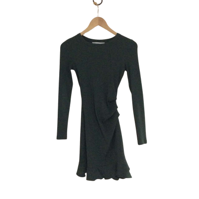 Forever New Women's Size 4 Long Sleeve Dress Green 