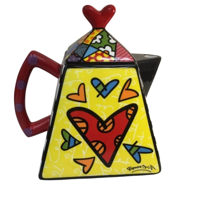 Romero Britto Teapot Approx 21 x 19cm