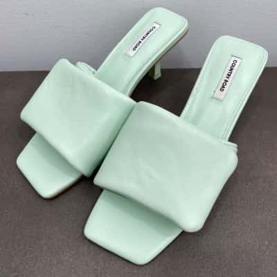 Country Road Womens Heeled Sandals Size 38 Mint 