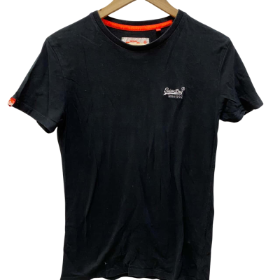 Superdry Mens  Size S Short Sleeve T-shirt Black  