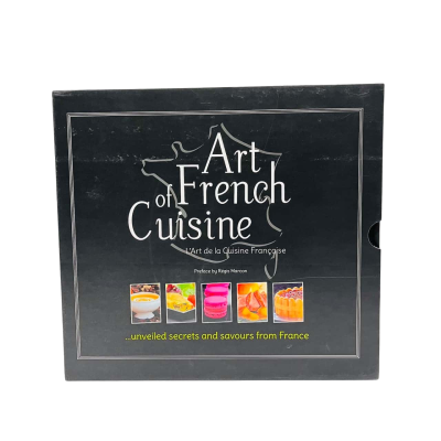 Art of French Cuisine Unveiled Secrets Savours Regis Marcon Hardcover Box Setus