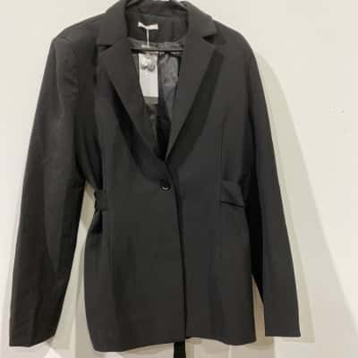 Elmwood Blazer Womens  Size 12 Black  RRP109.00