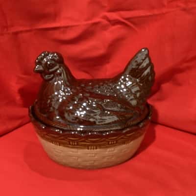 Vintage Rosenthal Netter Ceramic Hen on Nest Tureen