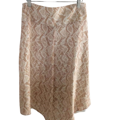 Viktoria & Woods Womens  Size 1 Maxi Skirt Peach / White 