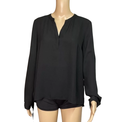 Tokito Womens  Size 12 Long Sleeve Shirt Black  