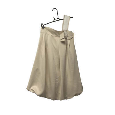 Womens George Ermio Size XS Cream / White Midi Dress 