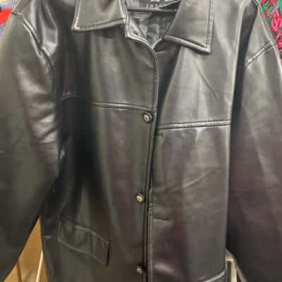  Emporio Abbigliamento Mens  Size XXL Black  Leather Jacket 