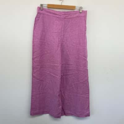 Sussan Mulberry Linen Blend Pants Size 12
