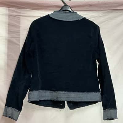 New London Jeans Womens  Size M Blazer Blue 