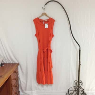 Sussan Women's  Size XXXXL Sleeveless Dress  Orange 