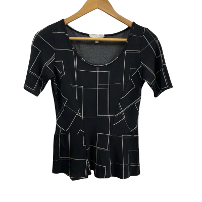 Veronika Maine Womens  Size S Short Sleeve Top 