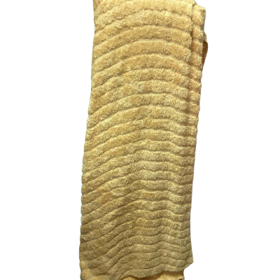 Chenille yellow bedcover (a) 