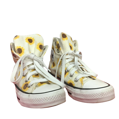 Converse Womens  Size 35 Sunflower Hight-Top Sneaker