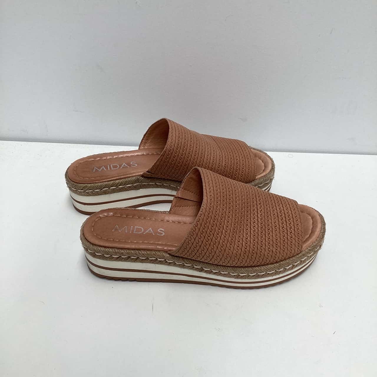 Midas Womens Slip Ons Size 36 Brown(s) — free download