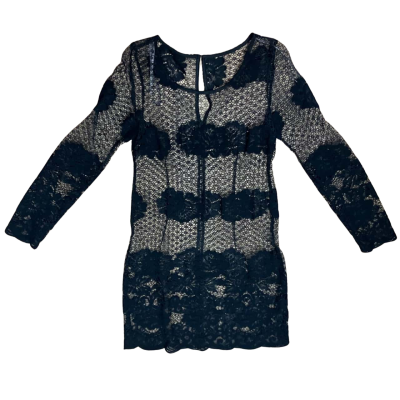 Muse Knitted Black Dress Size M