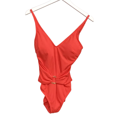 NEW - Michael Kors Womens  Size 10 Onepiece Bathers Coral 
