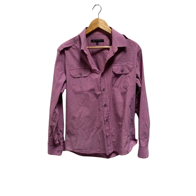 Jonathan Adams Mens  Size L Red Checked Shirt