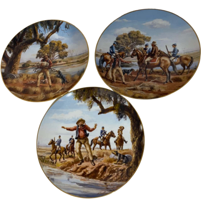 Second, Third and Fourth Plate in the Waltzing Matilda Series ( Special Collector's Edition)