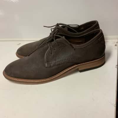 Julius Marlow rabbit Mens  Size 8 Dress shoes Brown leather 