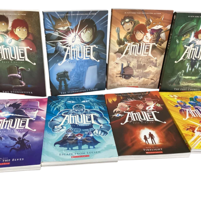 Amulet By Kazuhiro Kibuishi Graphic Novel Set of 8 Books