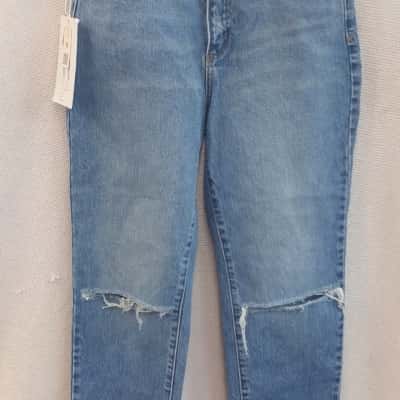 Abrand Jeans Womens  Size 9 Distressed Jeans Blue 