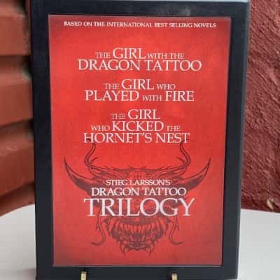 STIEG LARSSON'S DRAGON TATTOO TRILOGY 4-DVD BOX SET W/ LENTICULAR COVER